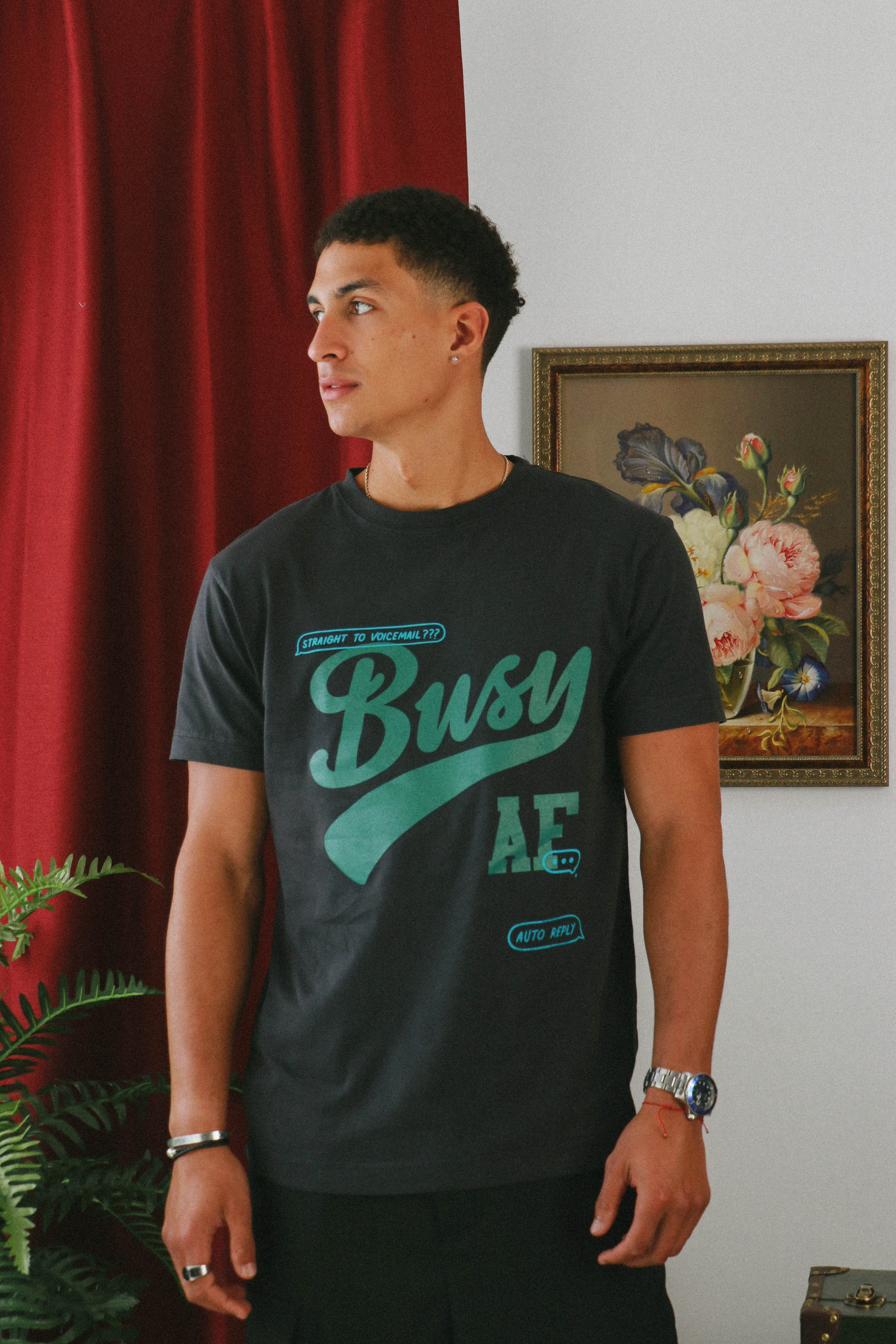 Busy AF- Black