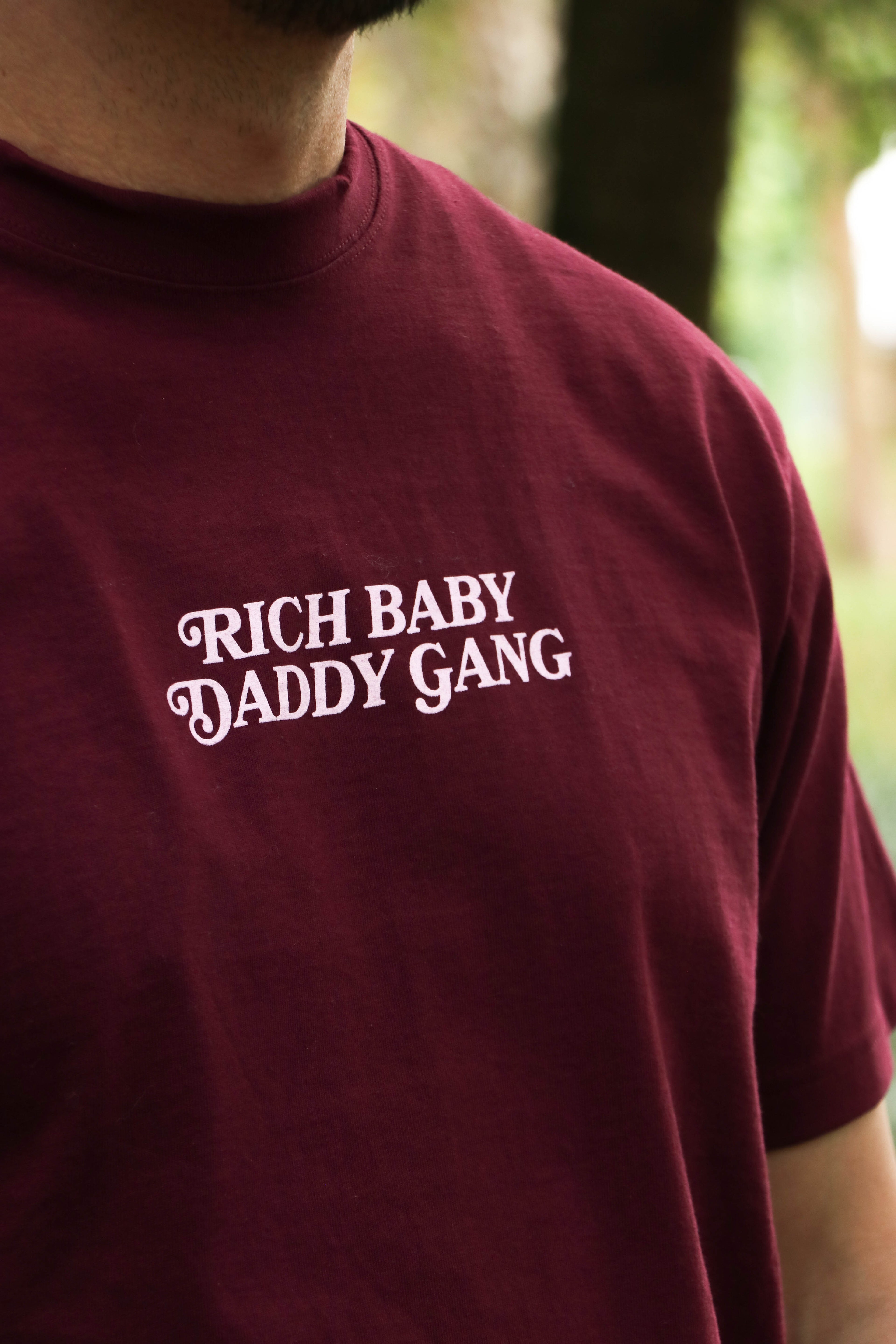 RBDG T-shirt 3.0- Burgundy - Outrank Brand