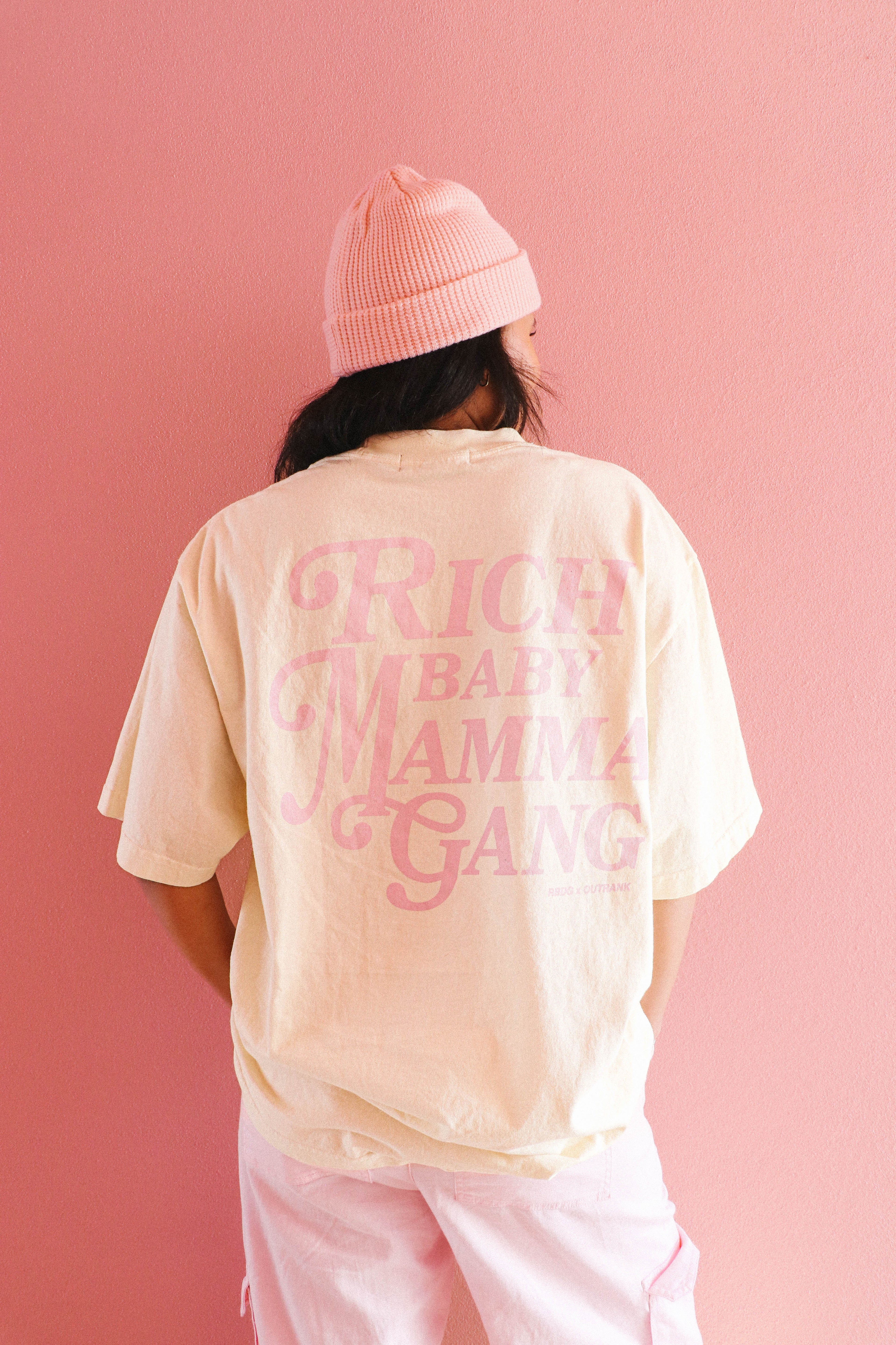 Rich Baby Mamma Gang Ultra Heavyweight T-shirt - Outrank Brand