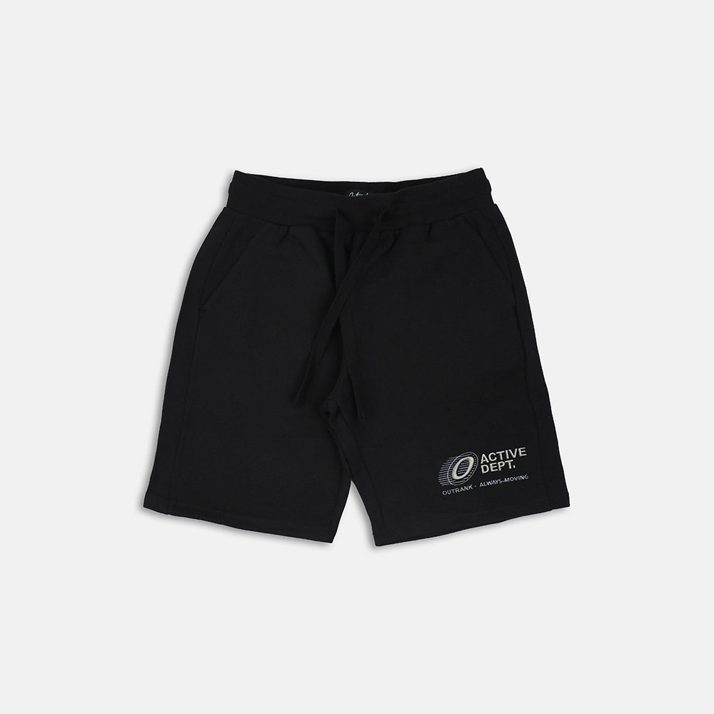 Active Dept. Embroidered Fleece Shorts