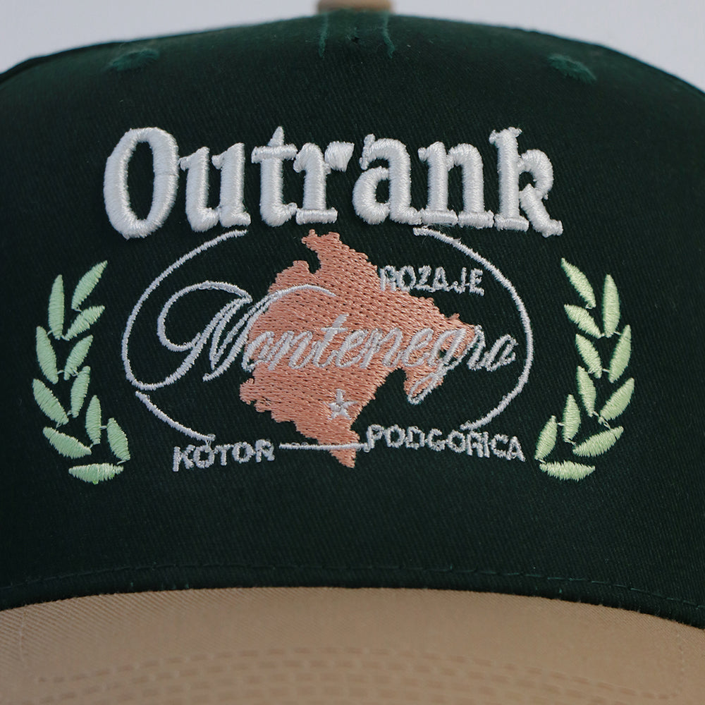 Montenegro Private Tours 3D Puff Embroidery Snapback - Outrank Brand