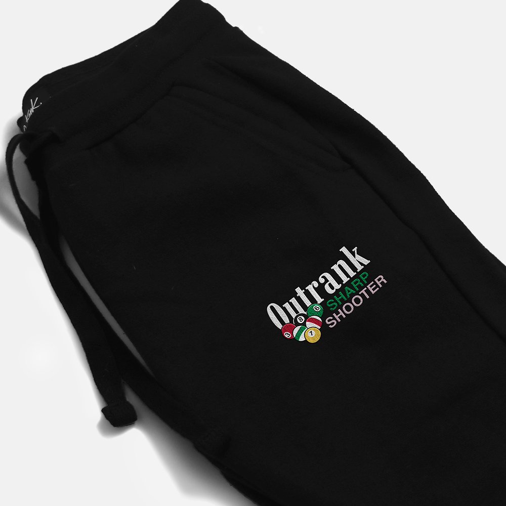 Sharp Shooter Embroidered Joggers