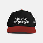 Standing On Business Snapback- Black/ Red