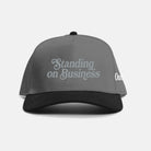 Standing On Business Puff Embroidered Snapback