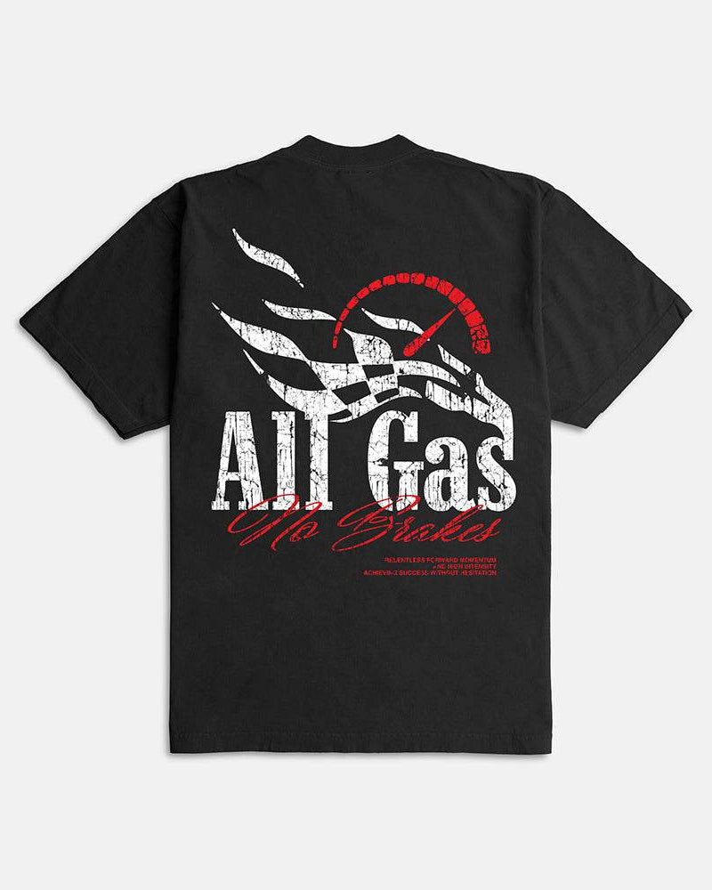 All Gas Ultra Heavyweight T-shirt- Black