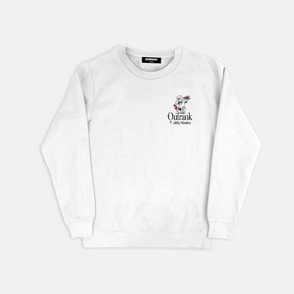 Wealthy Mindset Crewneck Fleece - Outrank Brand