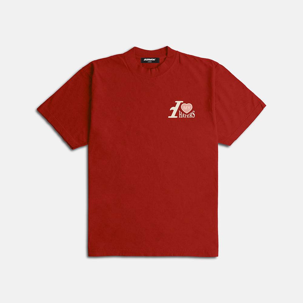 I Love My Haters Ultra Heavyweight Embroidered T-shirt