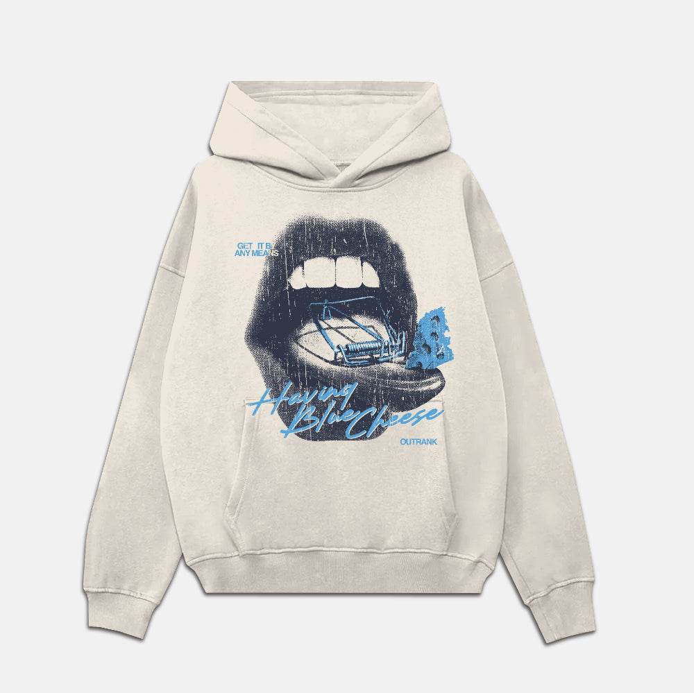 Having Blue Cheese Premium Hoodie
