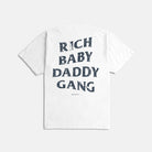 Rich Baby Daddy Gang Premium Oversized T-shirt 3.0- White - Outrank Brand