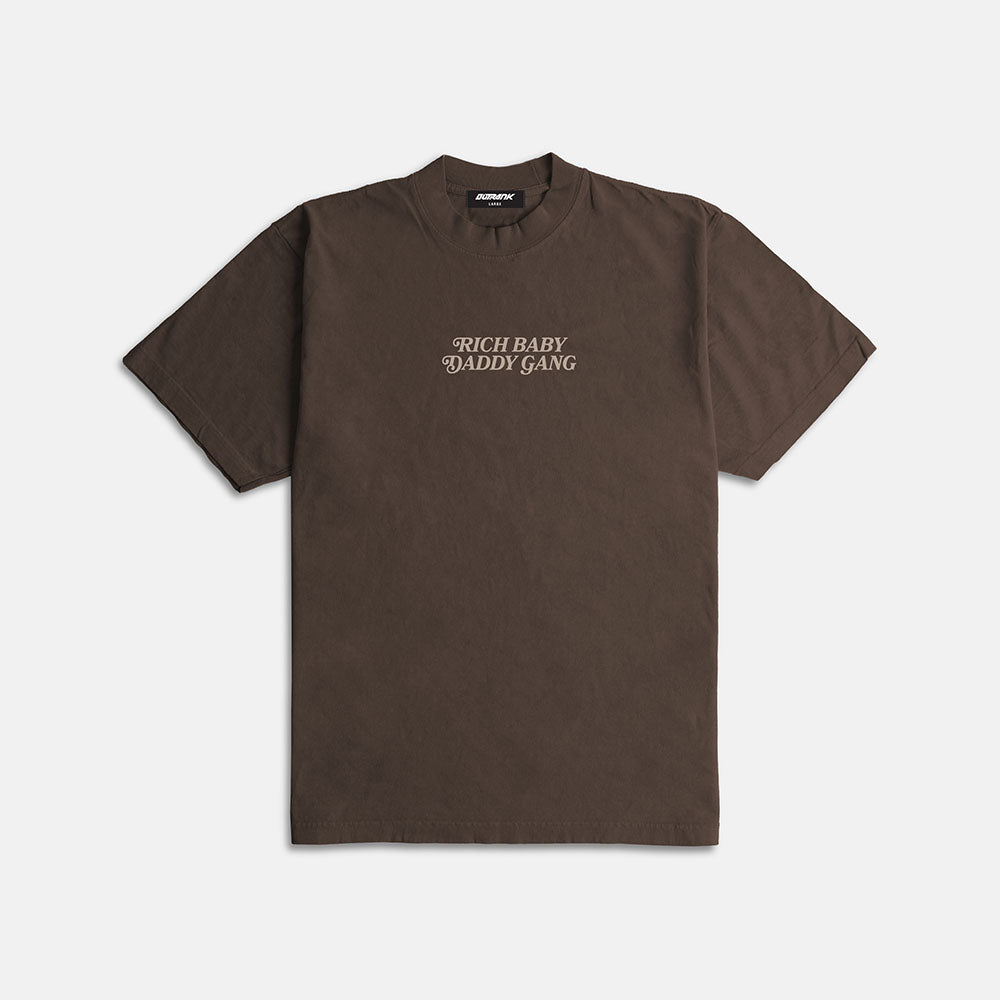 RBDG Premium Oversized T-shirt - Mocha - Outrank Brand