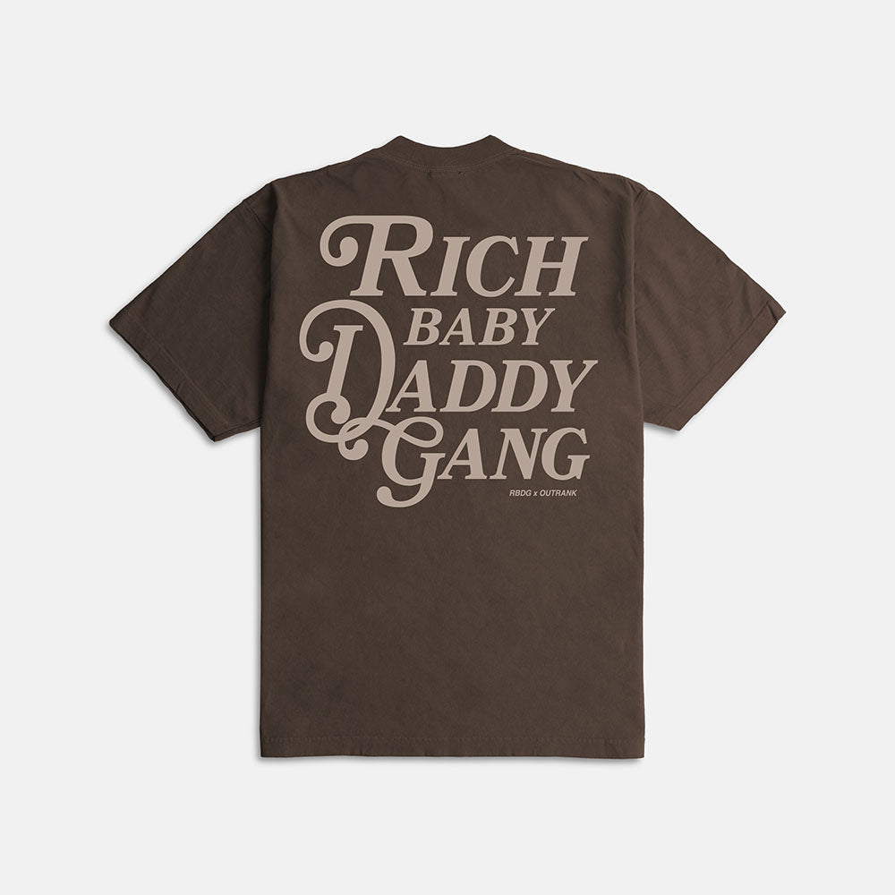 RBDG Premium Oversized T-shirt - Mocha - Outrank Brand