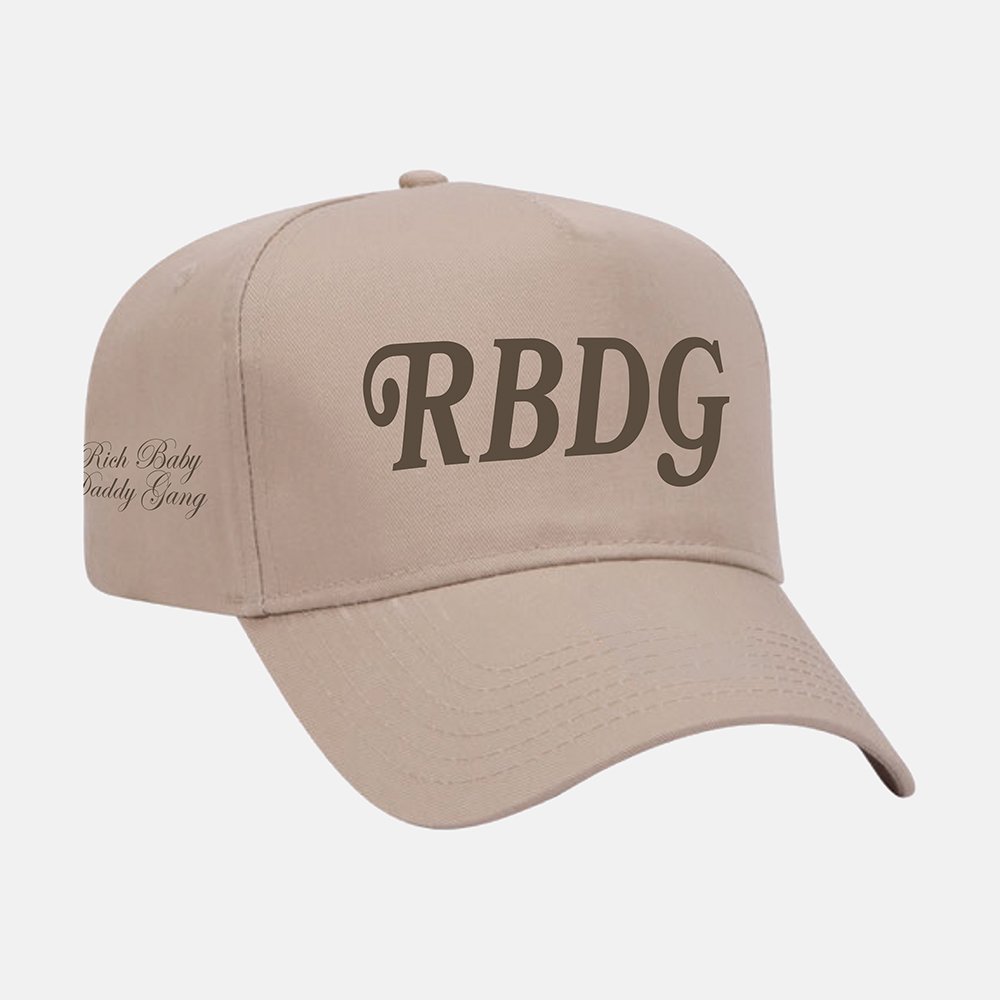 RBDG 3D Puff Embroidery Snapback 3.0- Khaki - Outrank Brand