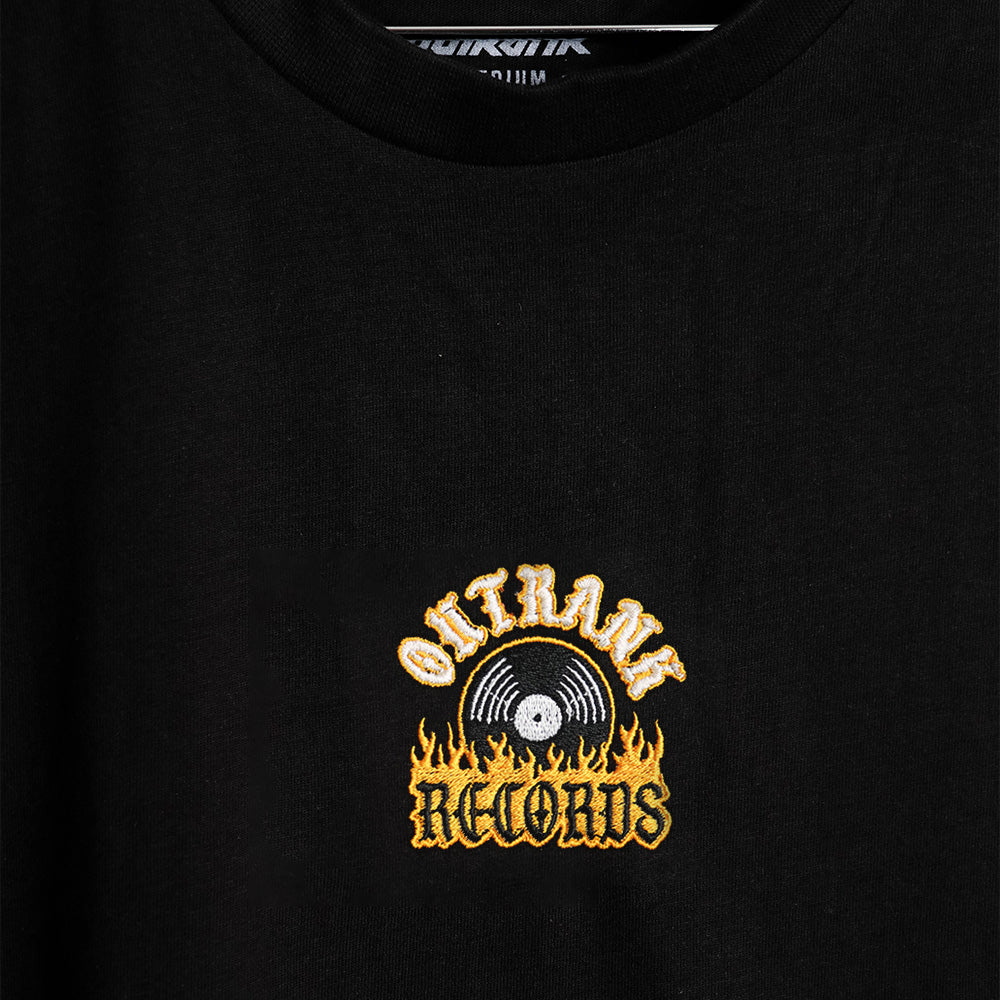 Outrank Records Embroidered Tee