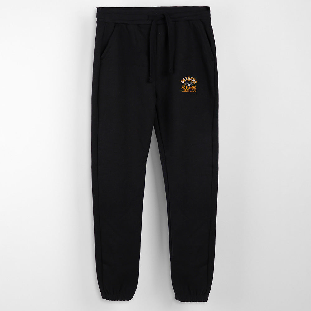 Outrank Records Embroidered Joggers
